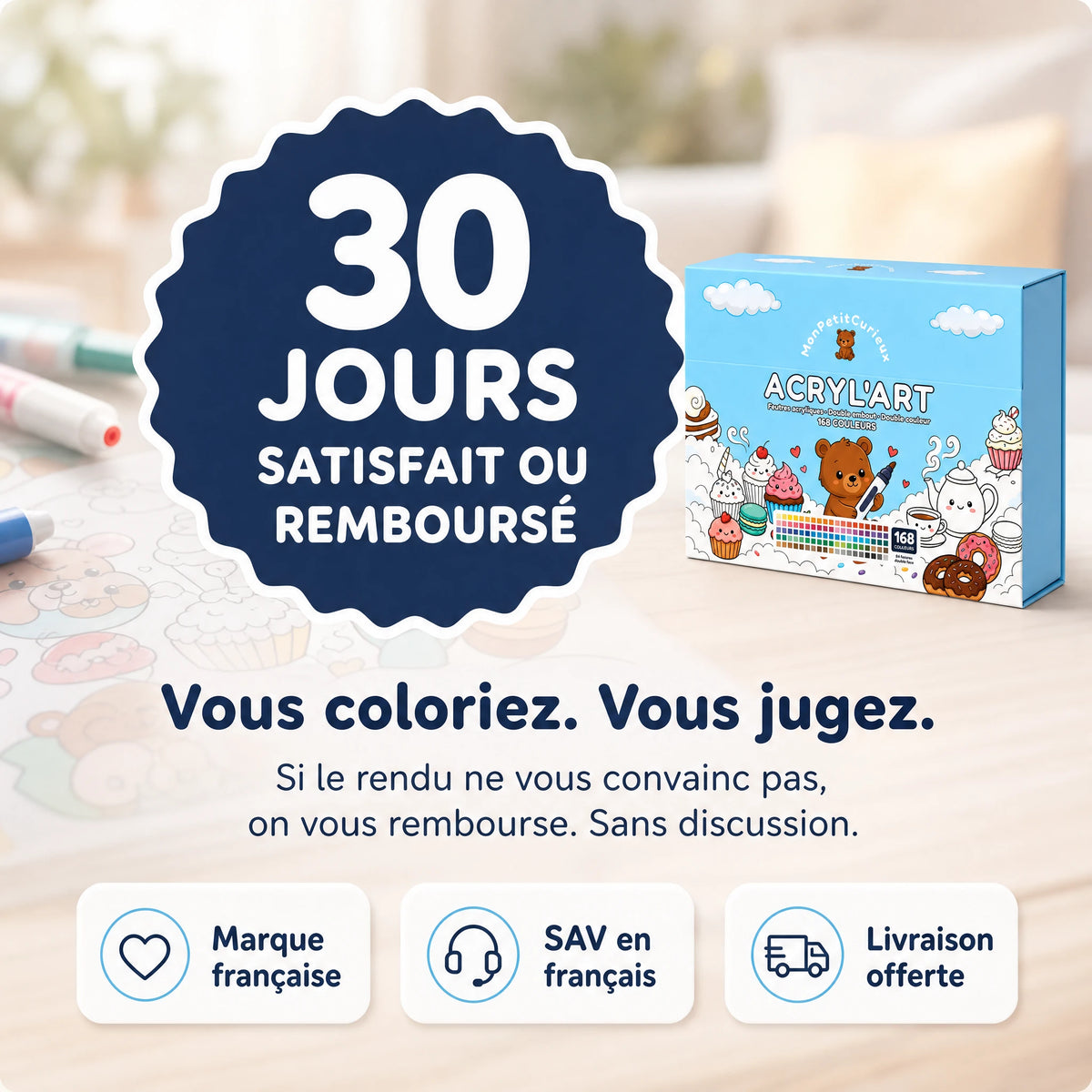 L'ACRYL'ART™ - Feutres Acryliques