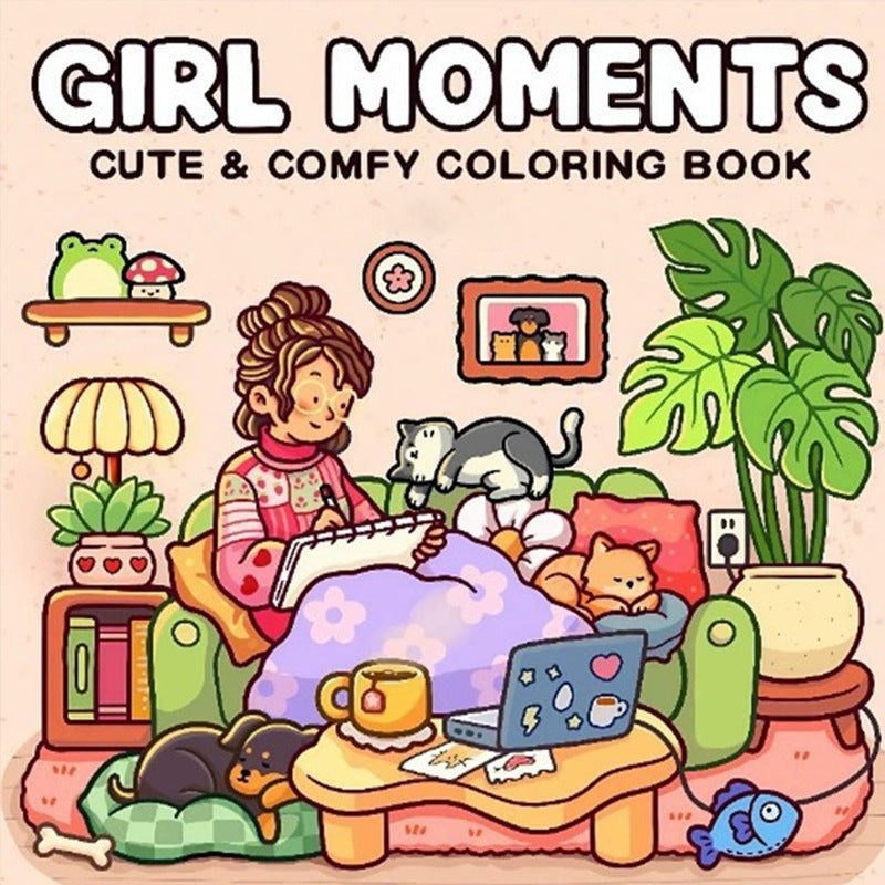 LE COZY'ART™ — Carnets de Coloriage Cosy