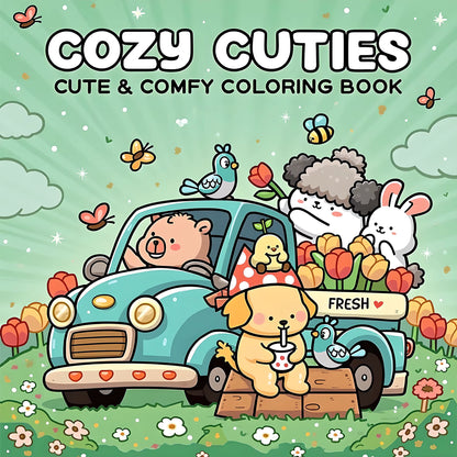LE COZY'ART™ — Carnets de Coloriage Cosy